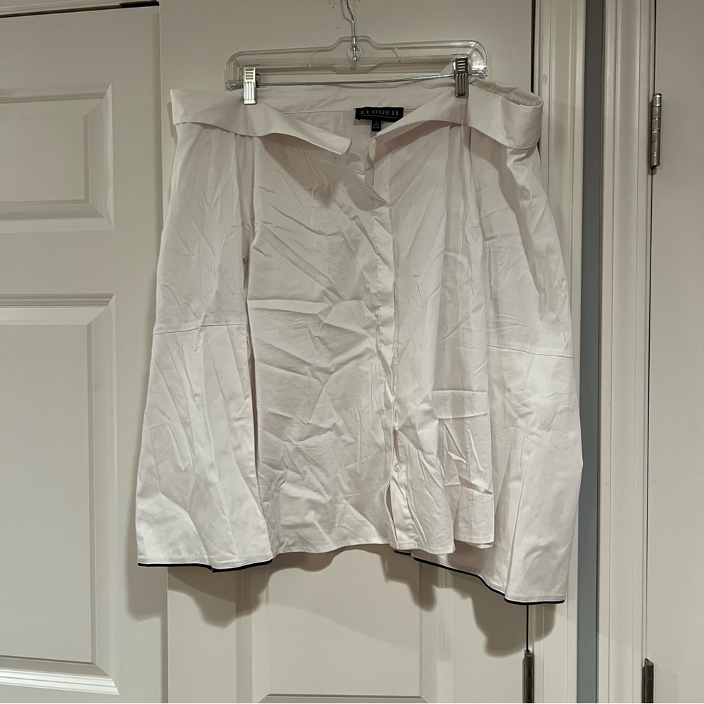 Off The Shoulder, White Button Down From Eloquii,… - image 3